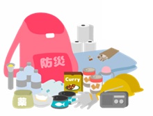 防災グッズ展示